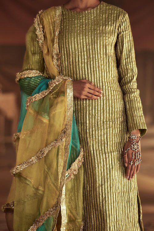 Olive Green Eiva Garara Set