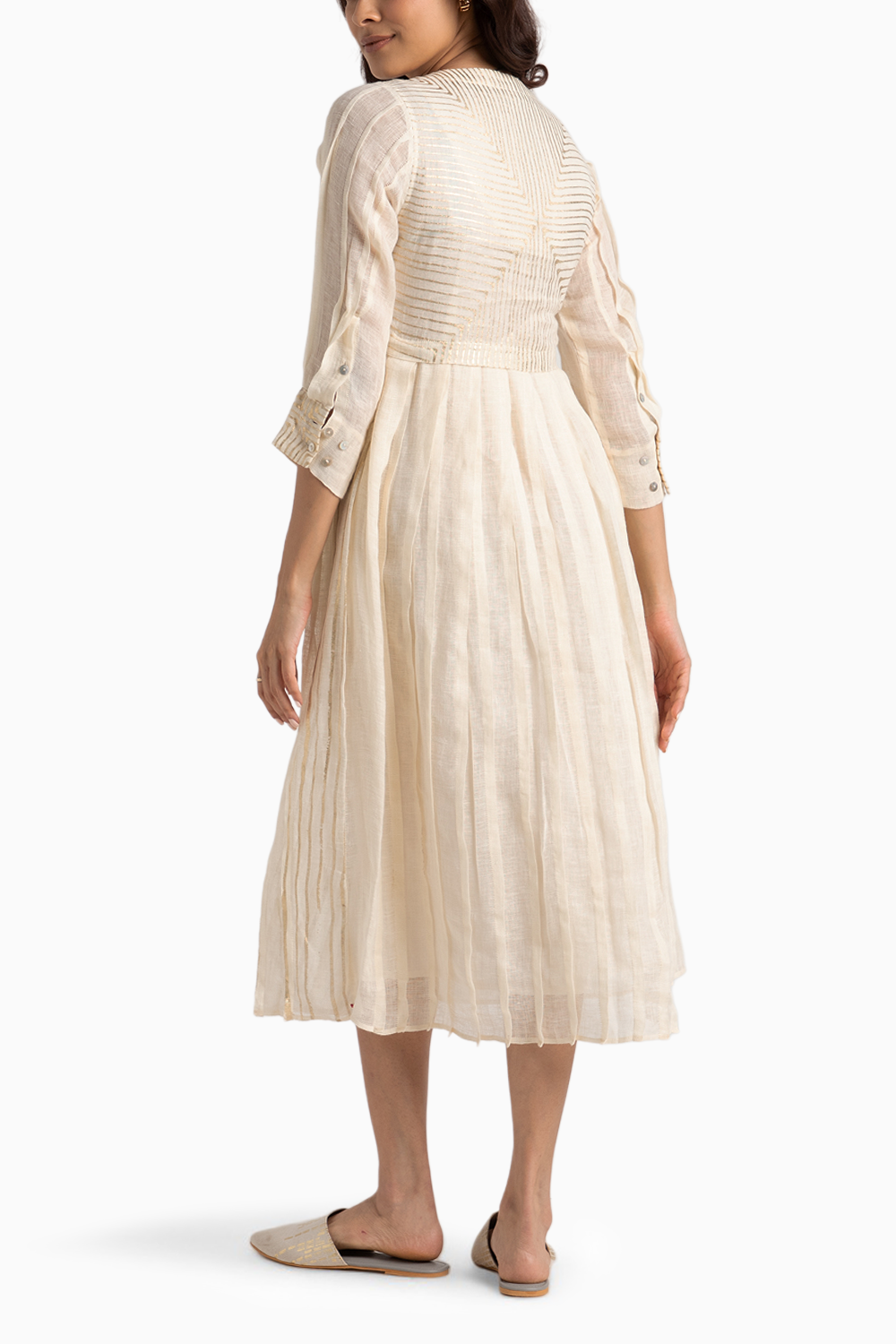 Illusion Off White Amanda Dress