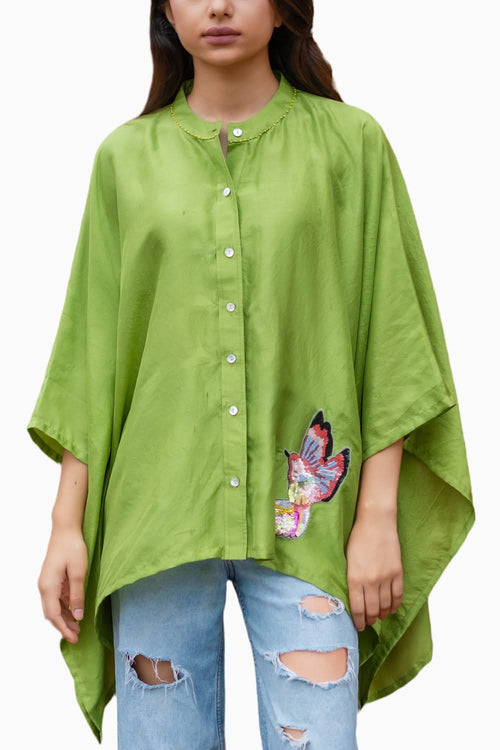 Lime Green Ivy Shirt