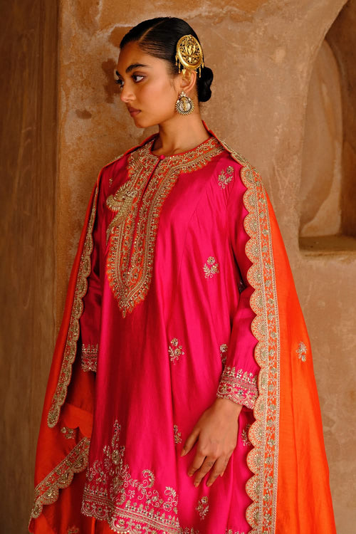 Rani Pink Tunic Set