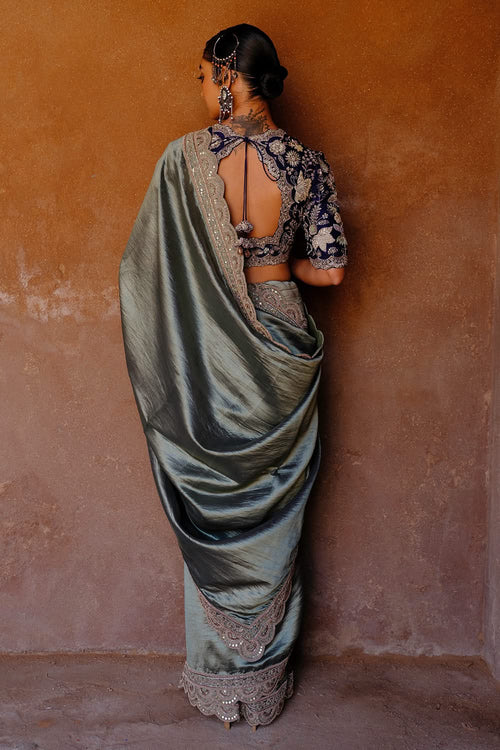 Mint Saree Set