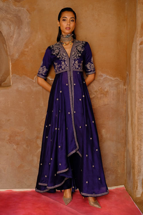 Purple Drape Set
