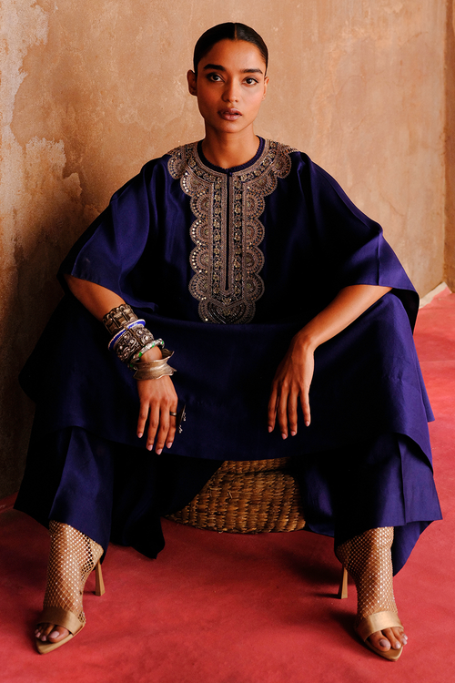 Purple Kaftan Set