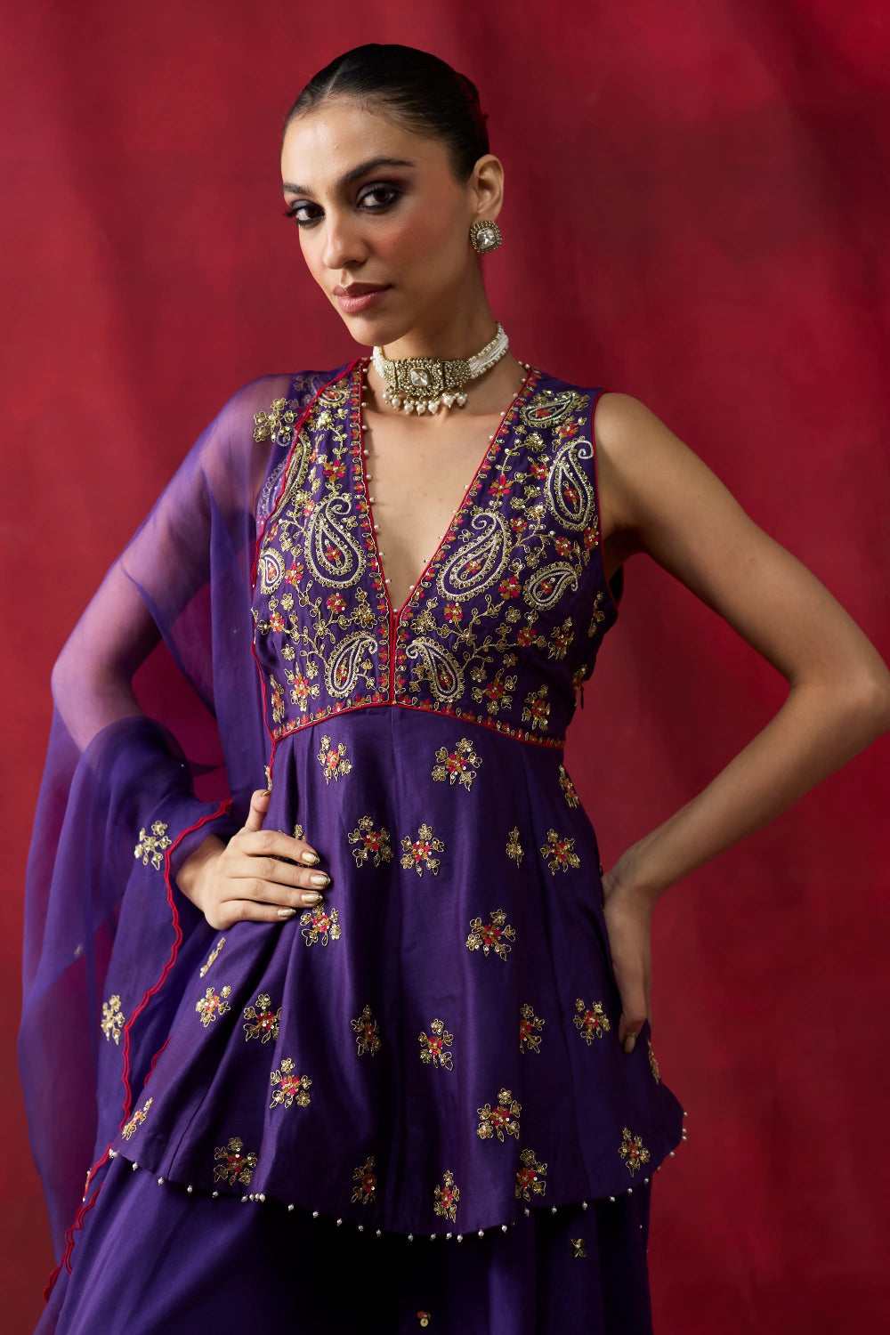 Jasleen Sharara Set