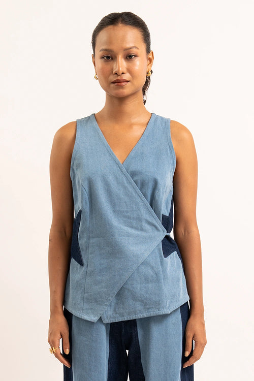 Star Denim Top