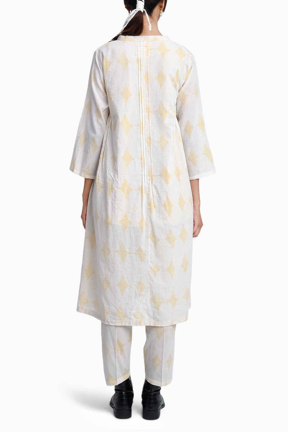 Hay Yellow Top Pant Robe Set