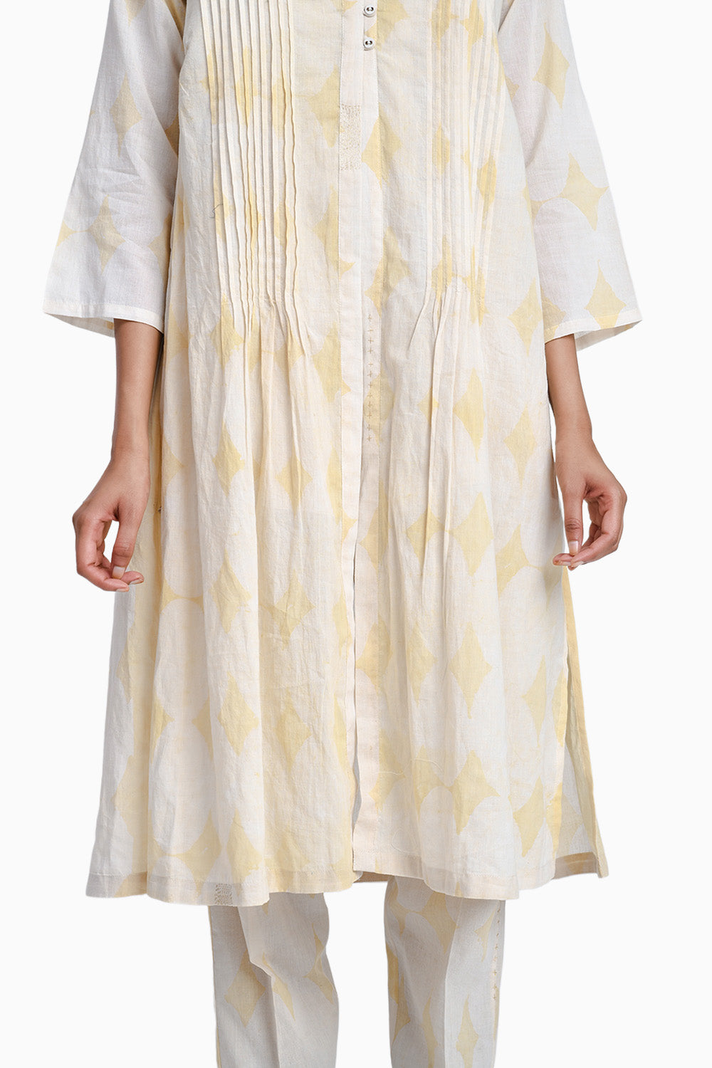 Hay Yellow Top Pant Robe Set