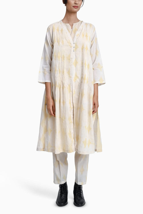 Hay Yellow Top Pant Robe Set