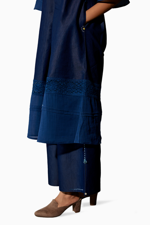Blue 24X7 Denim Coord Set
