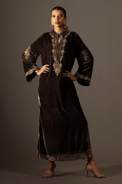 Anaya Long Sand Dress