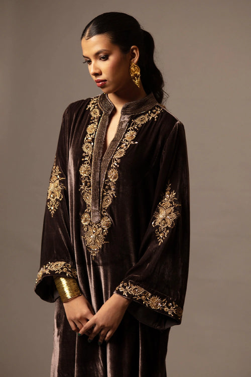 Anaya Long Sand Dress