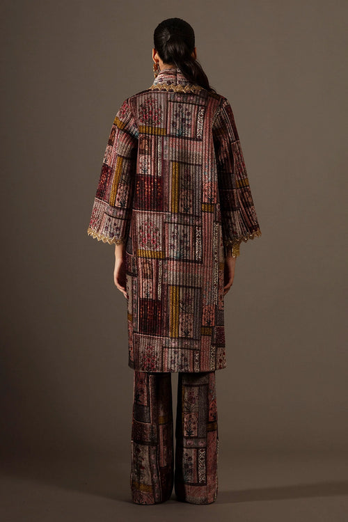 Jenna Velvet Multicolored Jacket