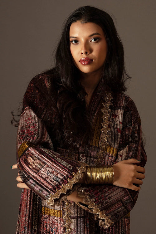 Jenna Velvet Multicolored Jacket