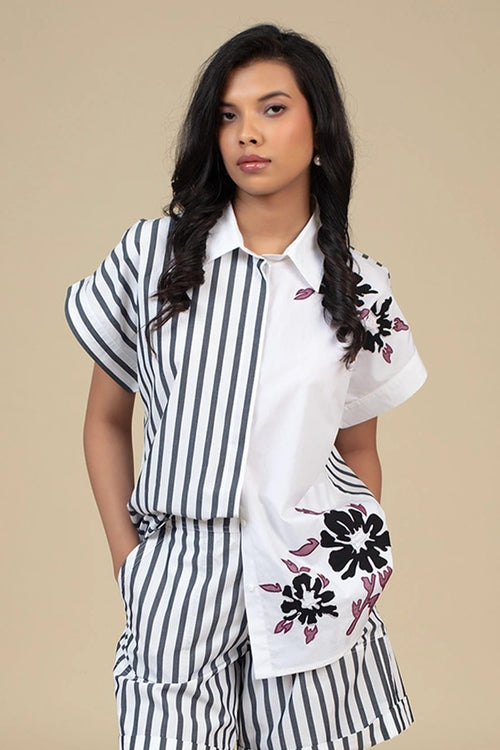 Black and White Mellisa Shirt