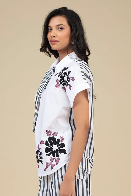 Black and White Mellisa Shirt