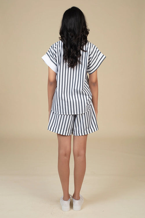 Black and White Mellisa Shorts