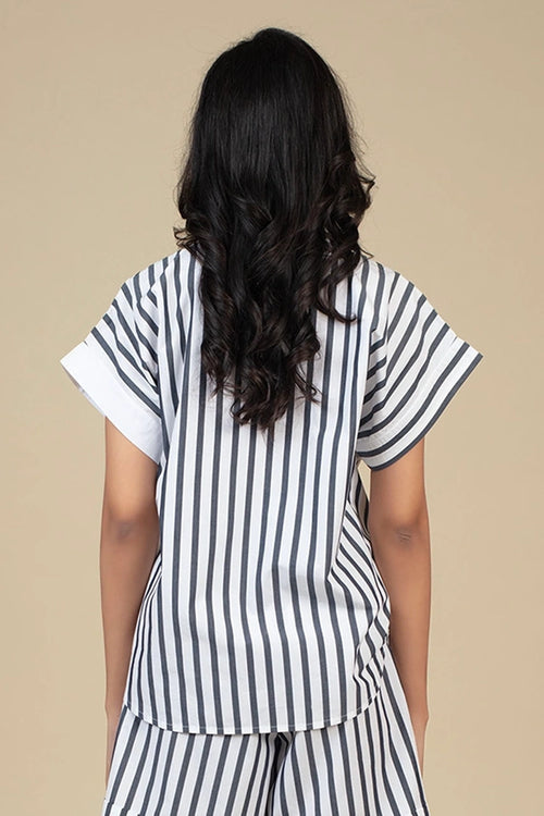 Black and White Mellisa Shirt