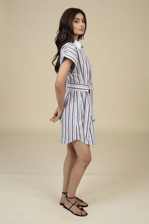 Blue Mellisa Tunic Dress