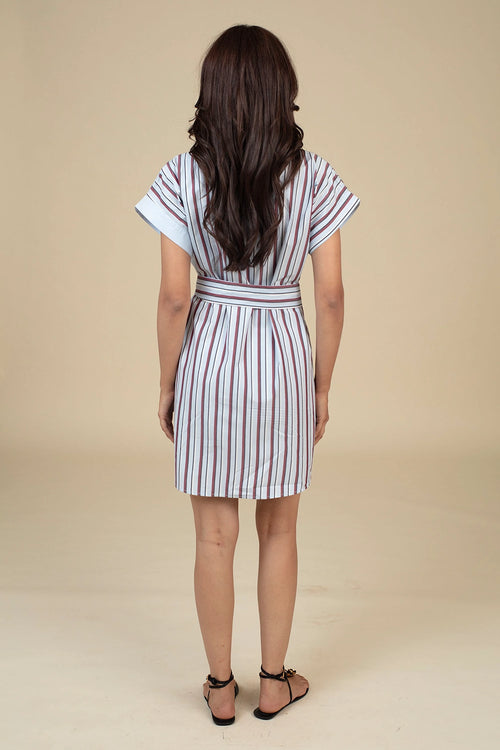 Blue Mellisa Tunic Dress