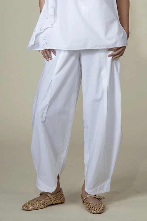 White Eva Pants
