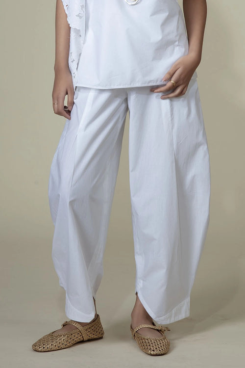 White Eva Pants