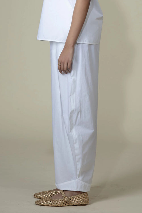 White Eva Pants