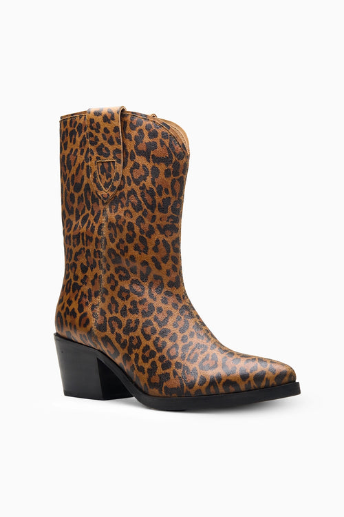 Julie Leopard Ankle Boot