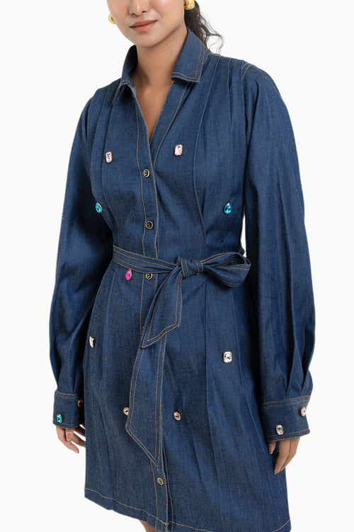 Blue Denim Dress