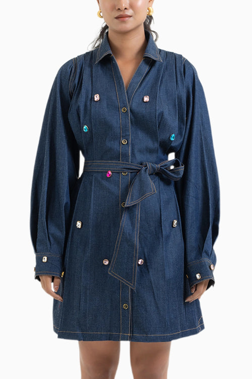 Blue Denim Dress