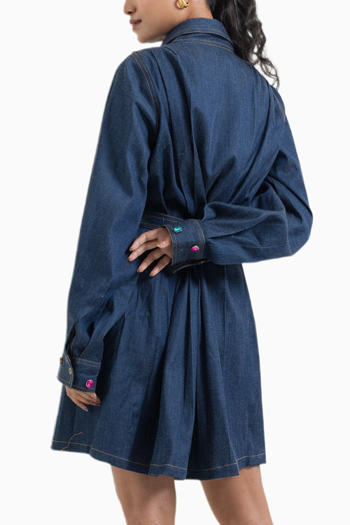 Blue Denim Dress