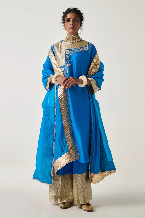 Jannat Neelambari Kurta Set