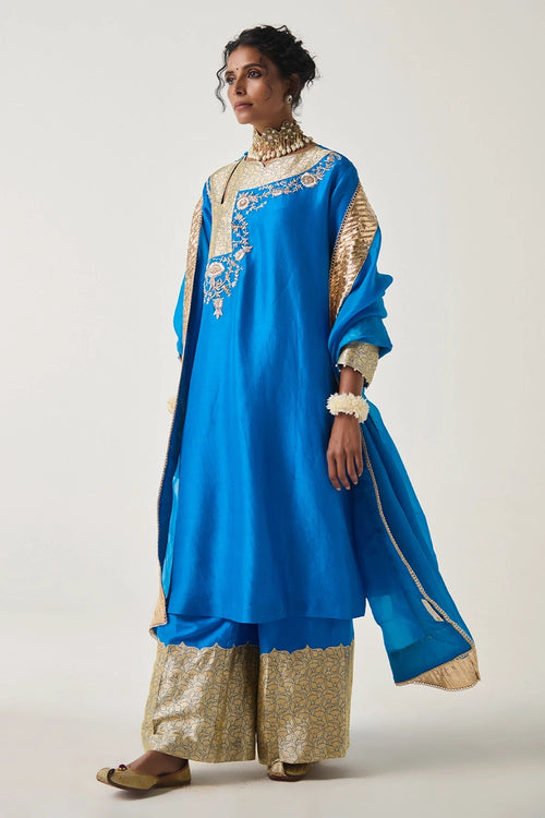 Jannat Neelambari Kurta Set