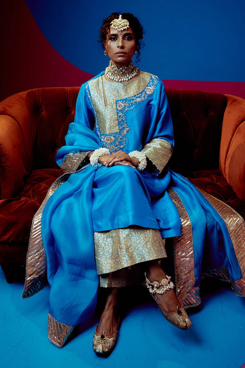 Jannat Neelambari Kurta Set
