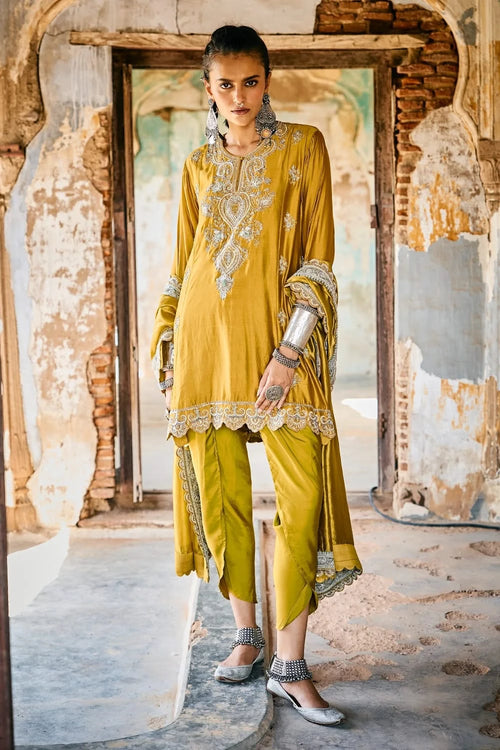 Mustard Tunic Set