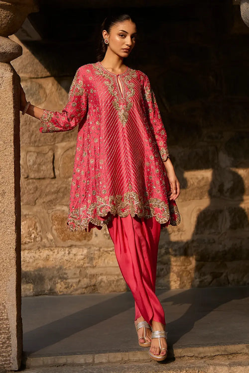 Nebula Coral Kurta Set