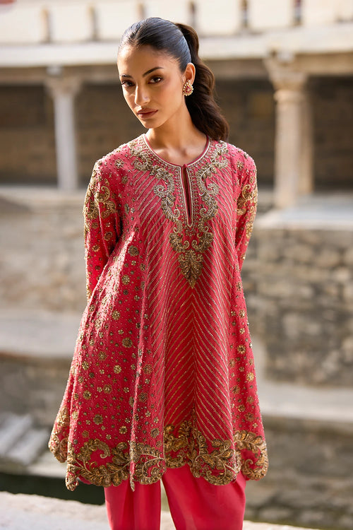 Nebula Coral Kurta Set