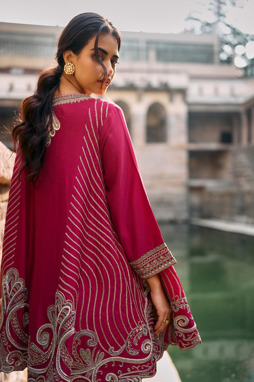 Owl Panel Pink Tunic Set