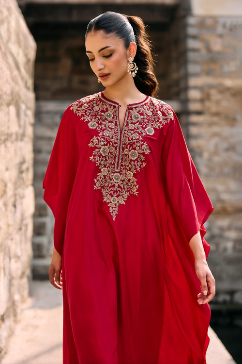 Zooli Red Kaftan Set