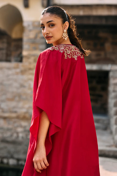 Zooli Red Kaftan Set