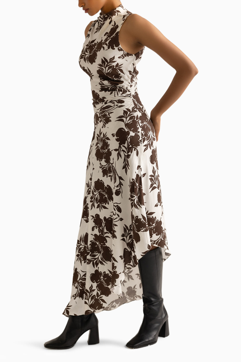 Jordan White & Brown Dress