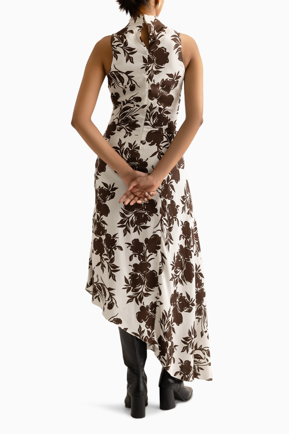 Jordan White & Brown Dress