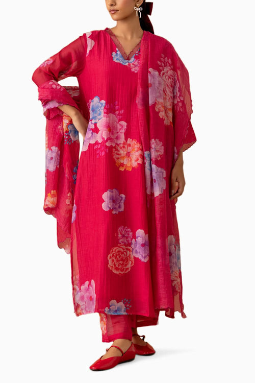 Cherry Kurta Set