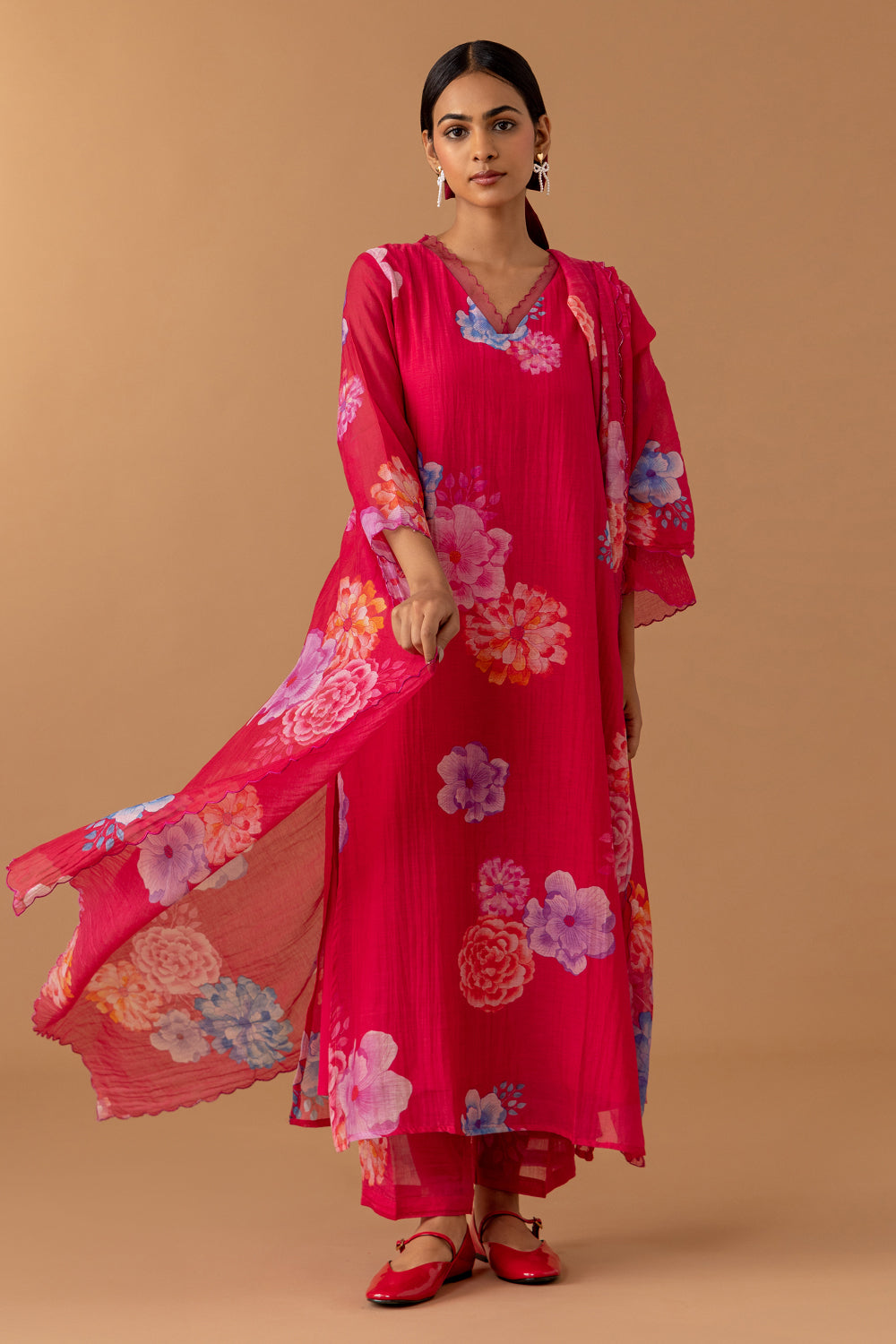 Cherry Kurta Set