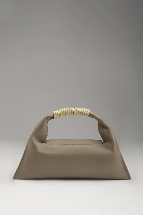 Greige Mini Julia Baguette Bag