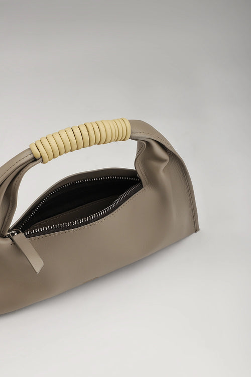 Greige Mini Julia Baguette Bag