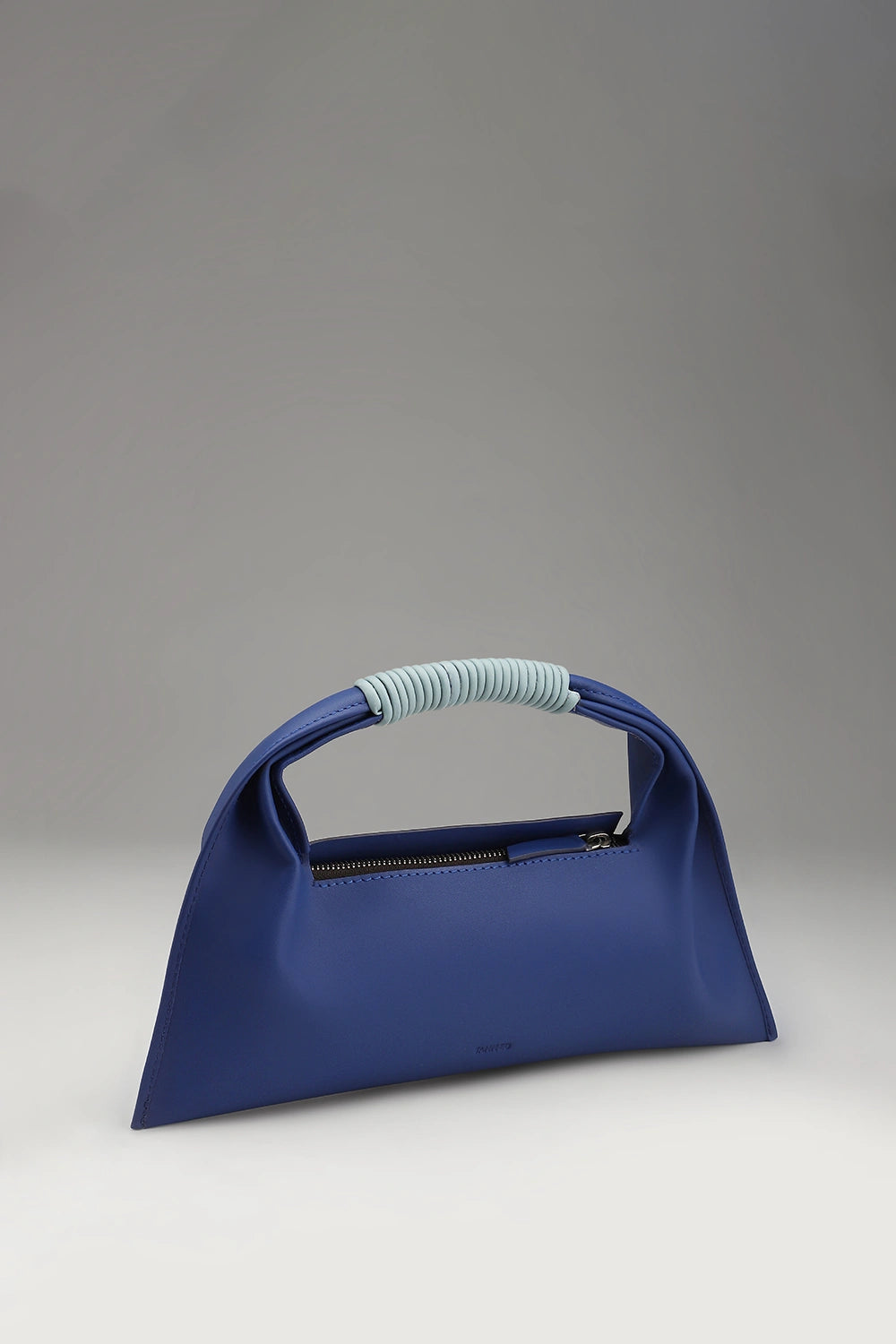 Blue Mini Julia Baguette Bag