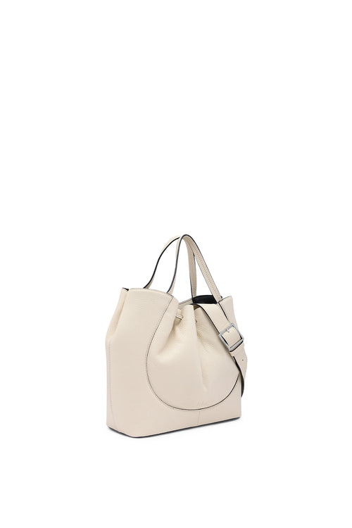 Katrina Pebble Bone Satchel