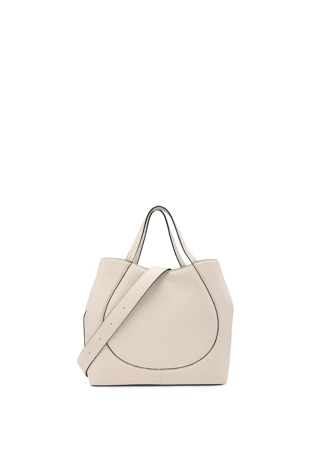 Katrina Pebble Bone Satchel
