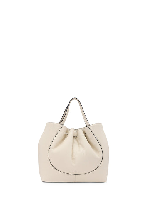 Katrina Pebble Bone Satchel
