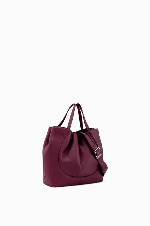 Katrina Pebble Black Satchel